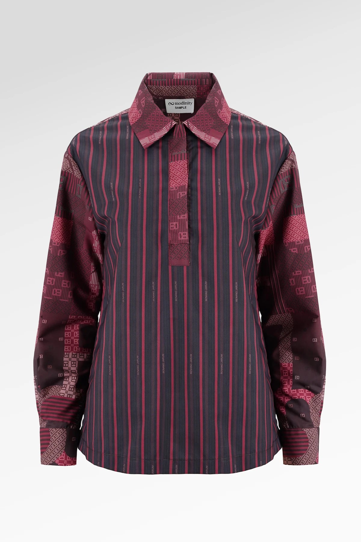 Monogram Polo Shirt - Berry