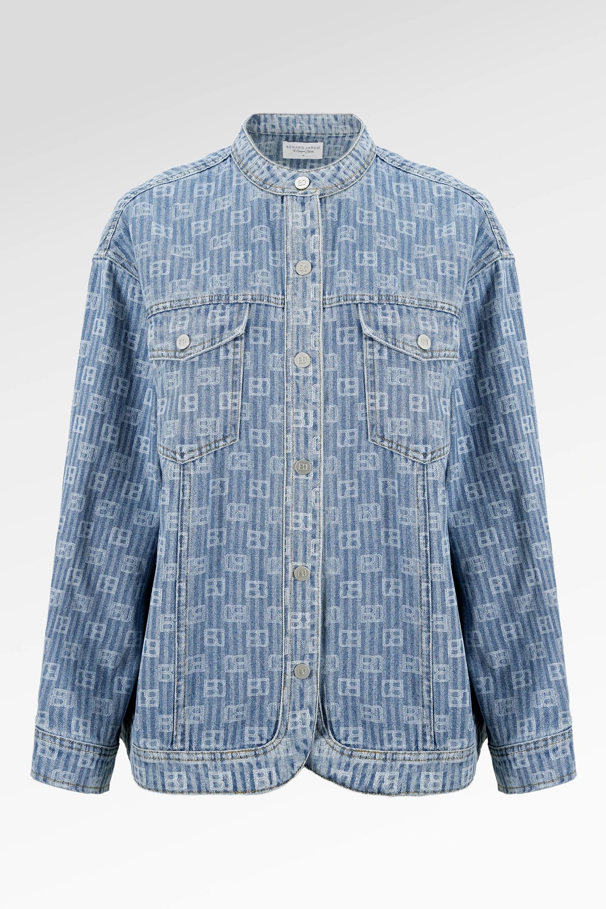 Mono Stripes Denim Outer - Timeless Blue