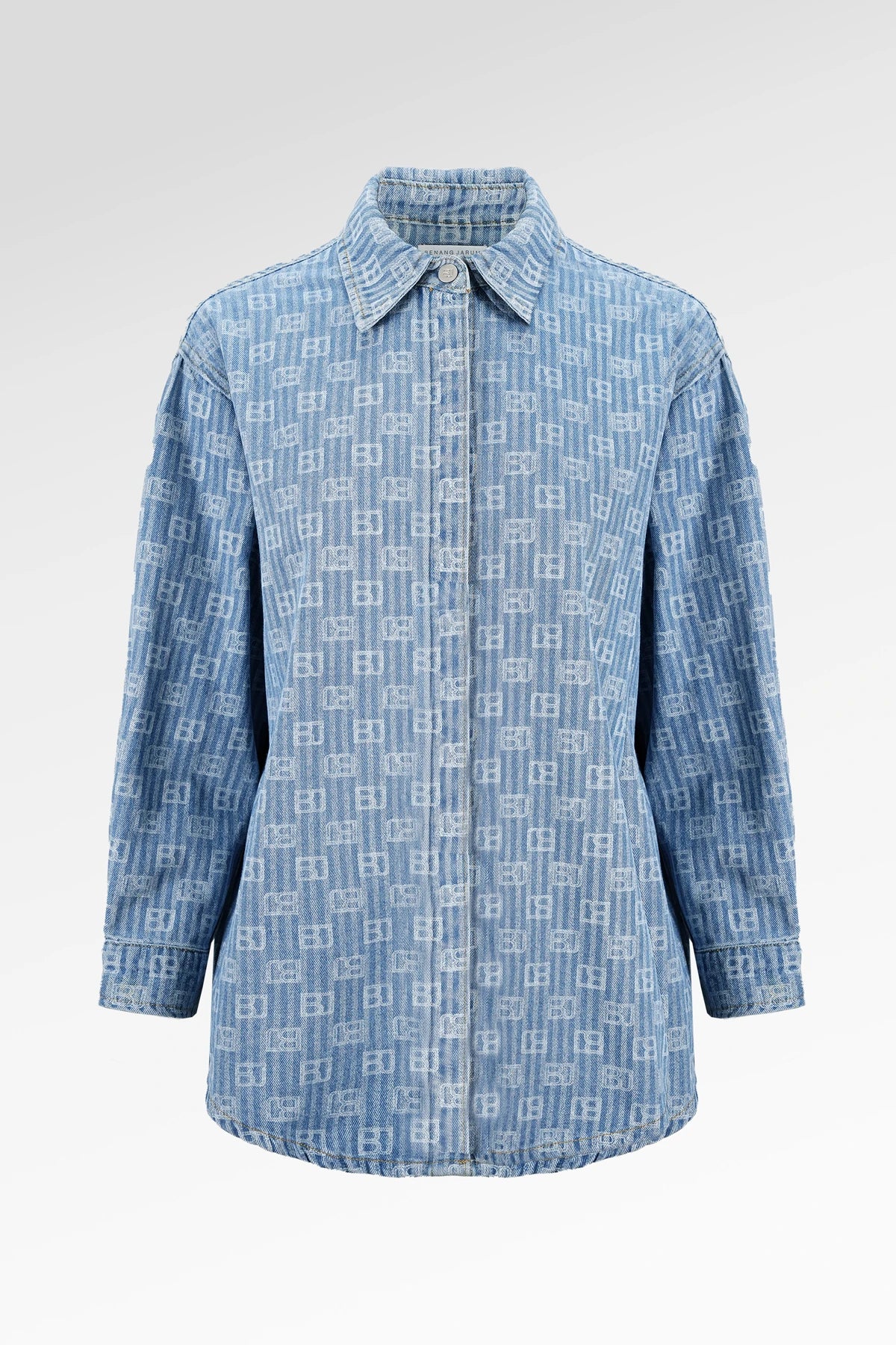 Mono Stripes Denim Shirt - Timeless Blue